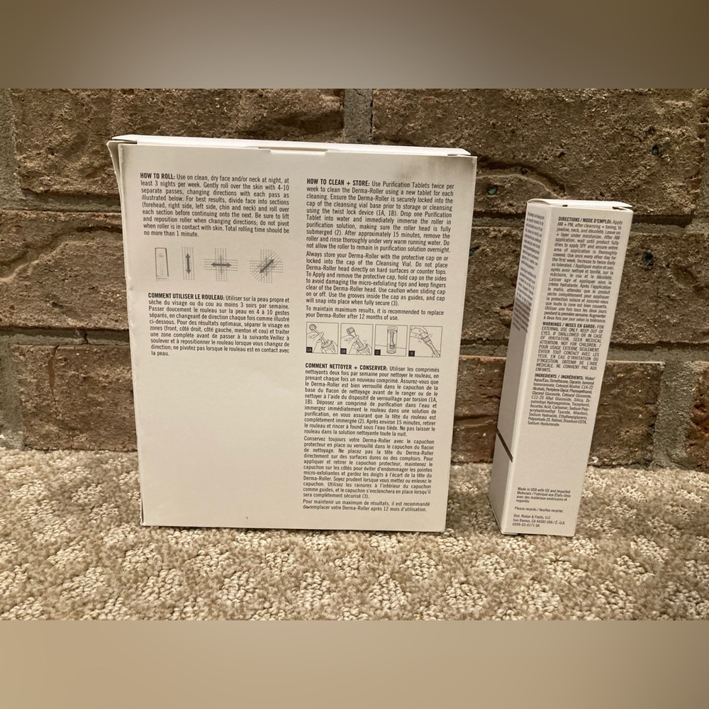 New in Box -Rodan + Fields Amp MD Derma-Roller Kit - Picture 2 of 4